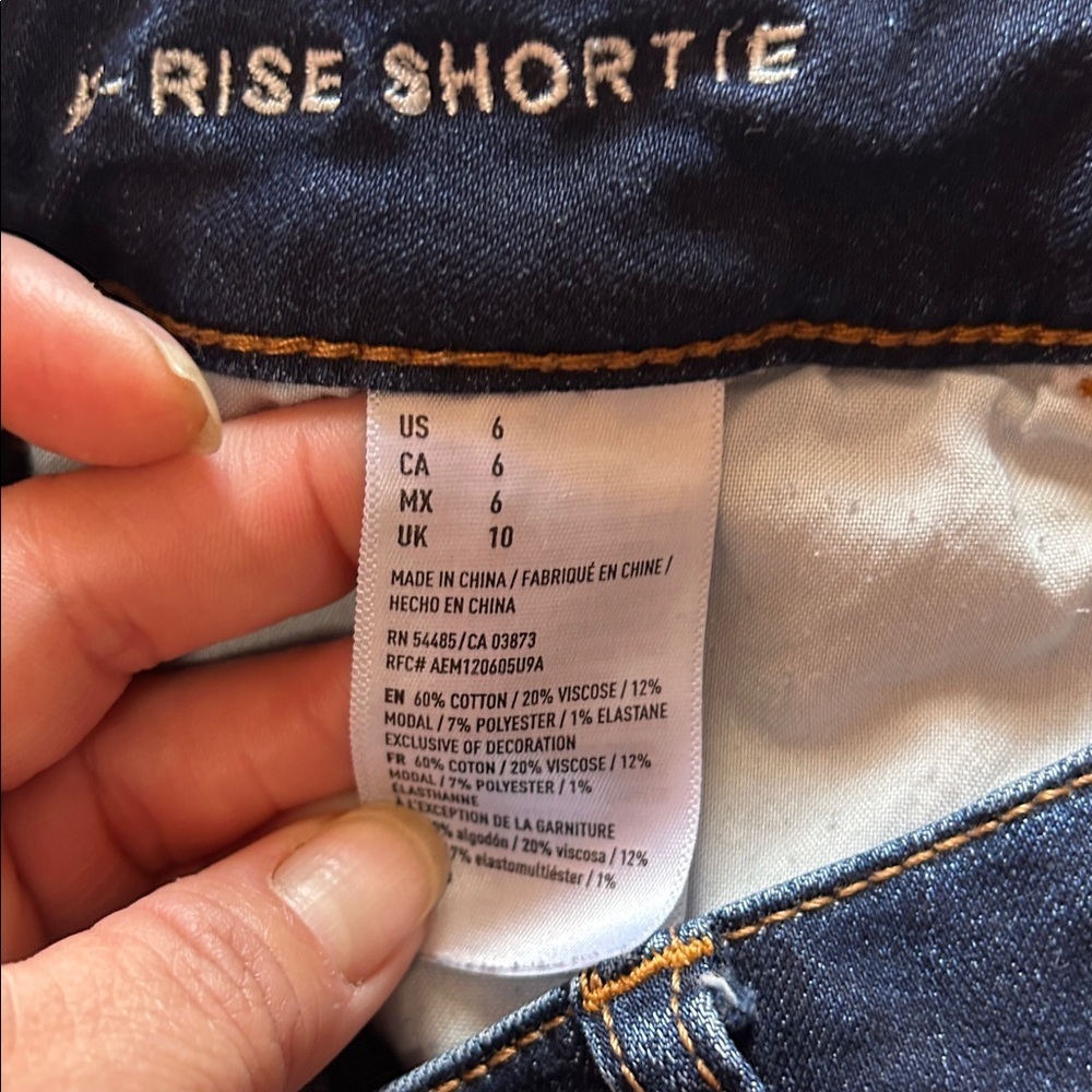 American Eagle Outfitters Indigo Jean Shorts - Picture 9 of 13